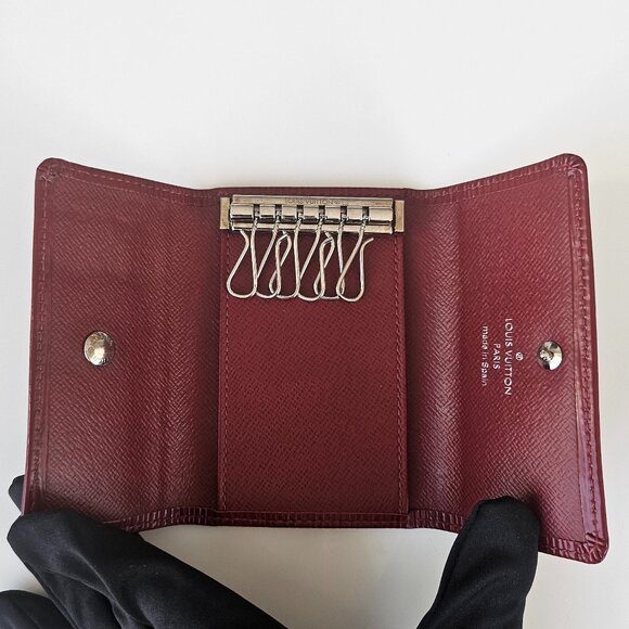 Louis Vuitton Burgundy Key & Card Holder - Picture 4 of 7